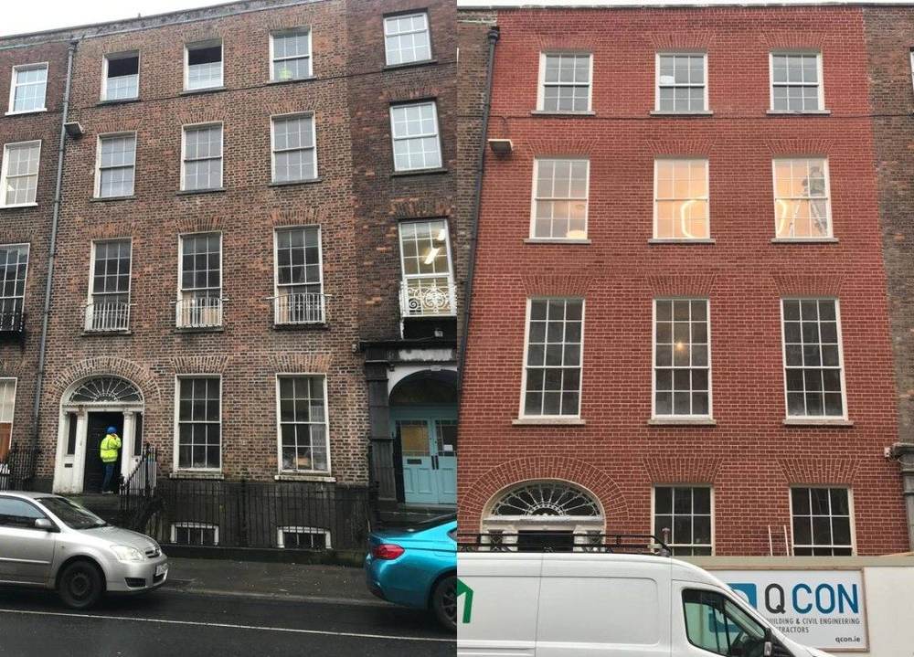 Dublin Restoration brickwork and mortar matching