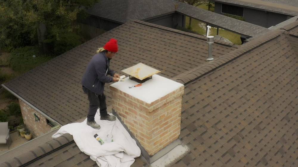 Chimney restoration work