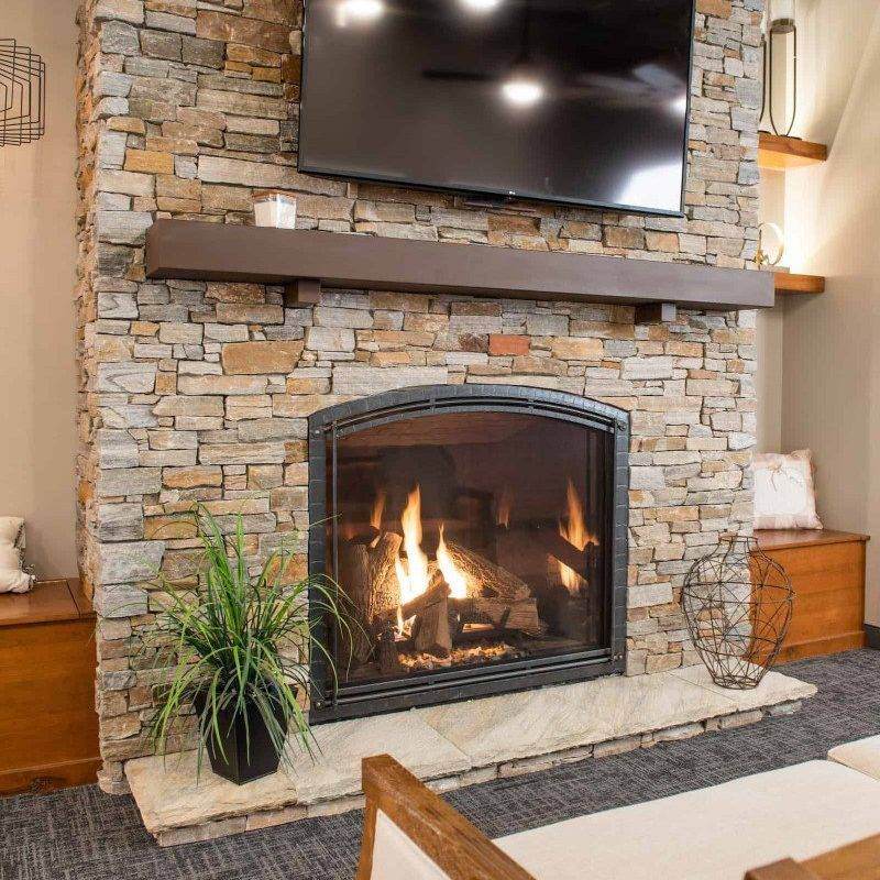 Fireplace detail