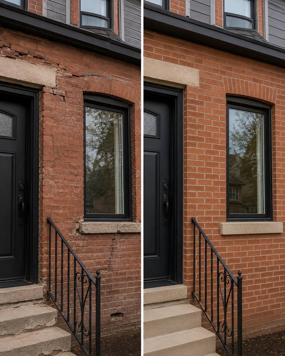 Brick restoration project in Dublin — photo 16