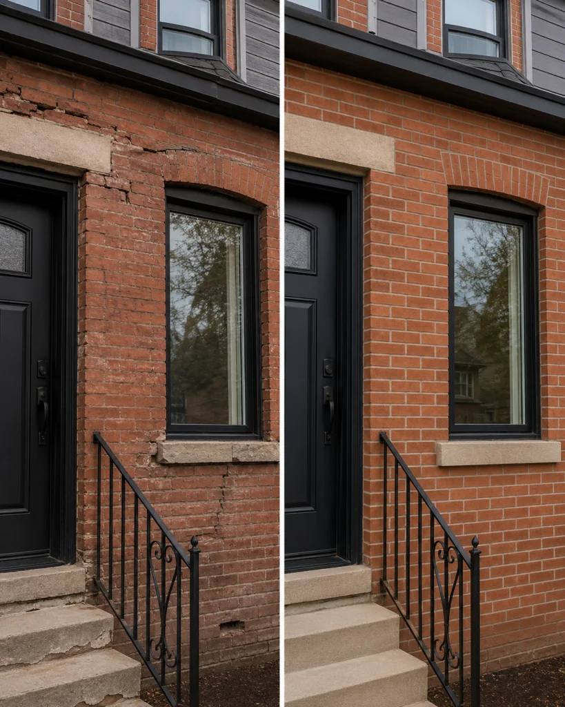Brick restoration project in Dublin — photo 32